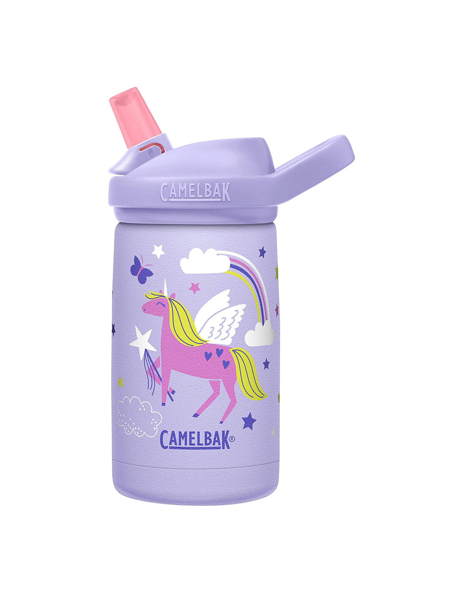 CamelBak Eddy+ Kids Water Bottle, Vacuum Insulated Stainless Steel, 12 oz, Magic Unicorns