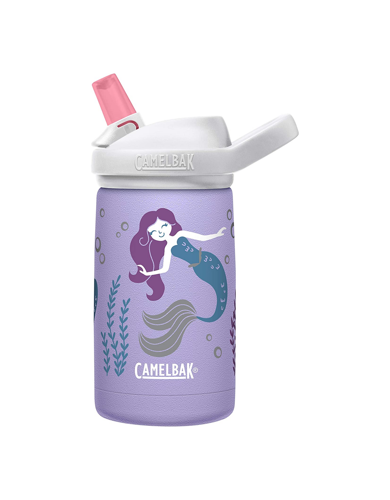 CamelBak Eddy+ Kids Water Bottle, Vacuum Insulated Stainless Steel, 12 oz, Moonlight Mermaids