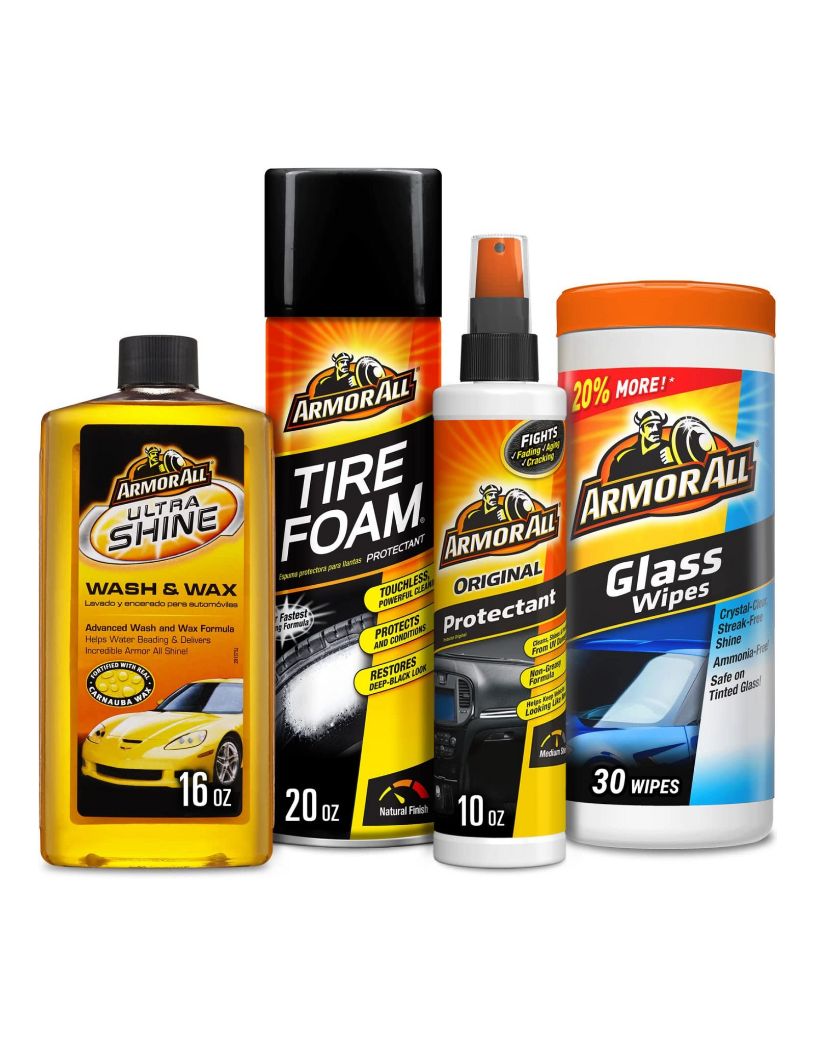 Armor All Original Protectant Wipes Cleans, Shines & Guards Car