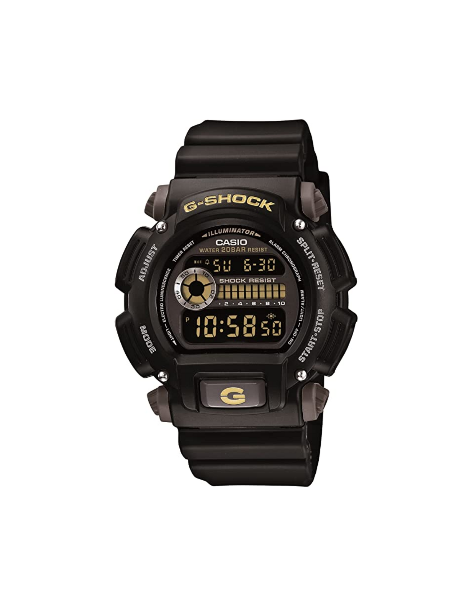 Casio Men's 'G-Shock' Quartz Resin Sport Watch, 200m Water Resistant, Standard Color