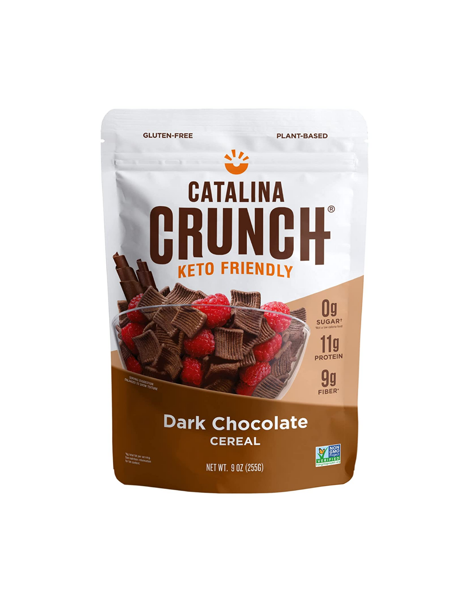 Catalina Crunch Dark Chocolate Keto Cereal, Low Carb, Sugar Free, Gluten Free, 9 oz (1 Pack)