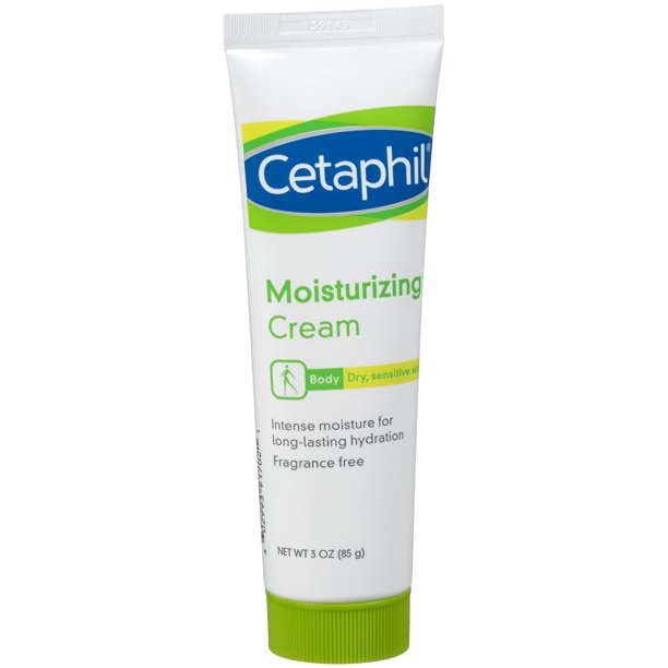 Cetaphil Fragrance Free Moisturizing Cream Tubes, 3 Oz