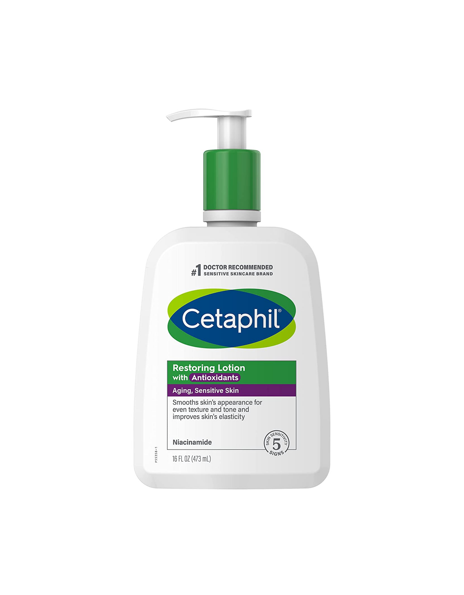 Cetaphil Restoring Body Lotion with Antioxidants, 16 oz - for Aging, Sensitive Skin