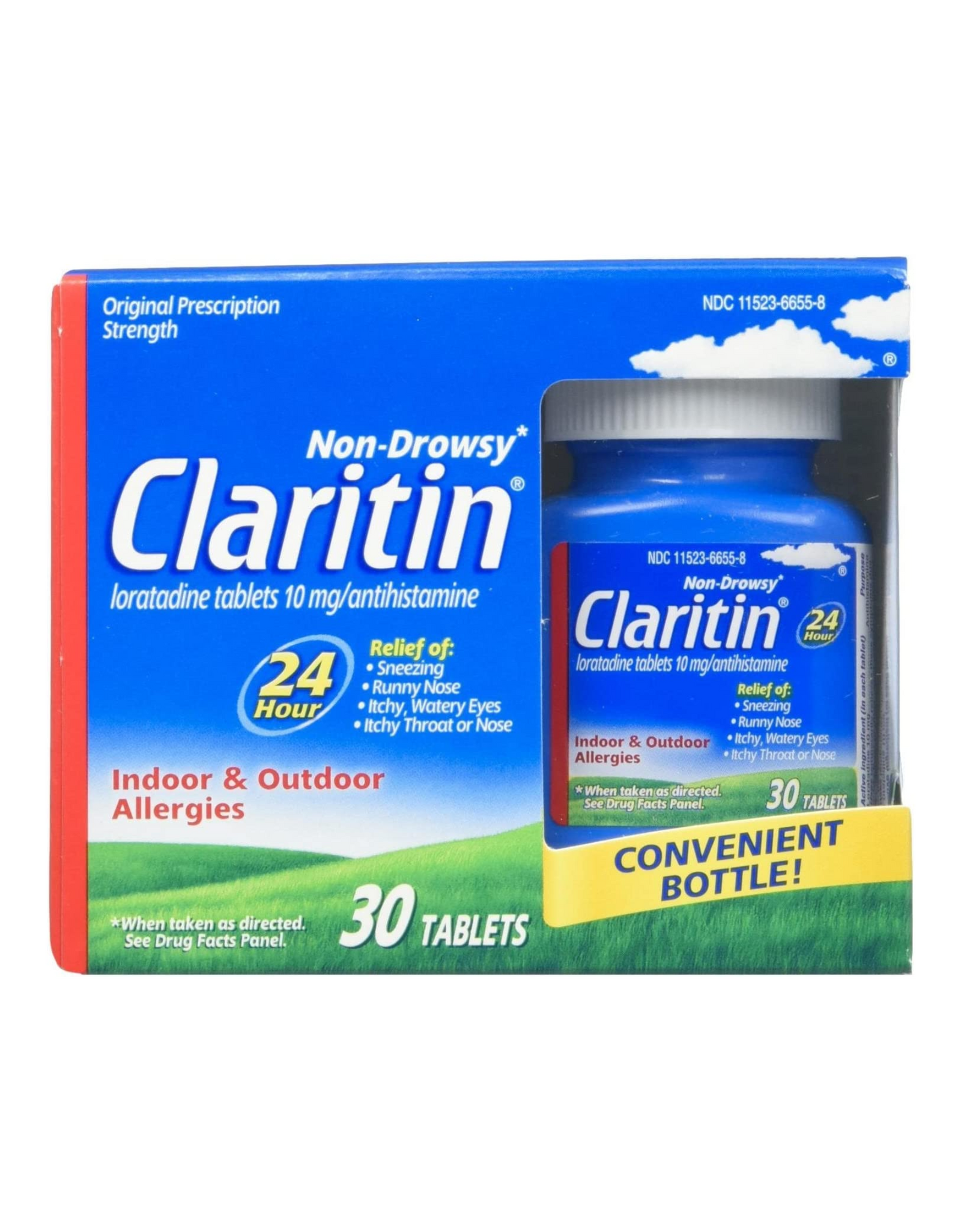 Claritin, Non-drowsy, Indoor & Outdoor Allergies, 30 Count
