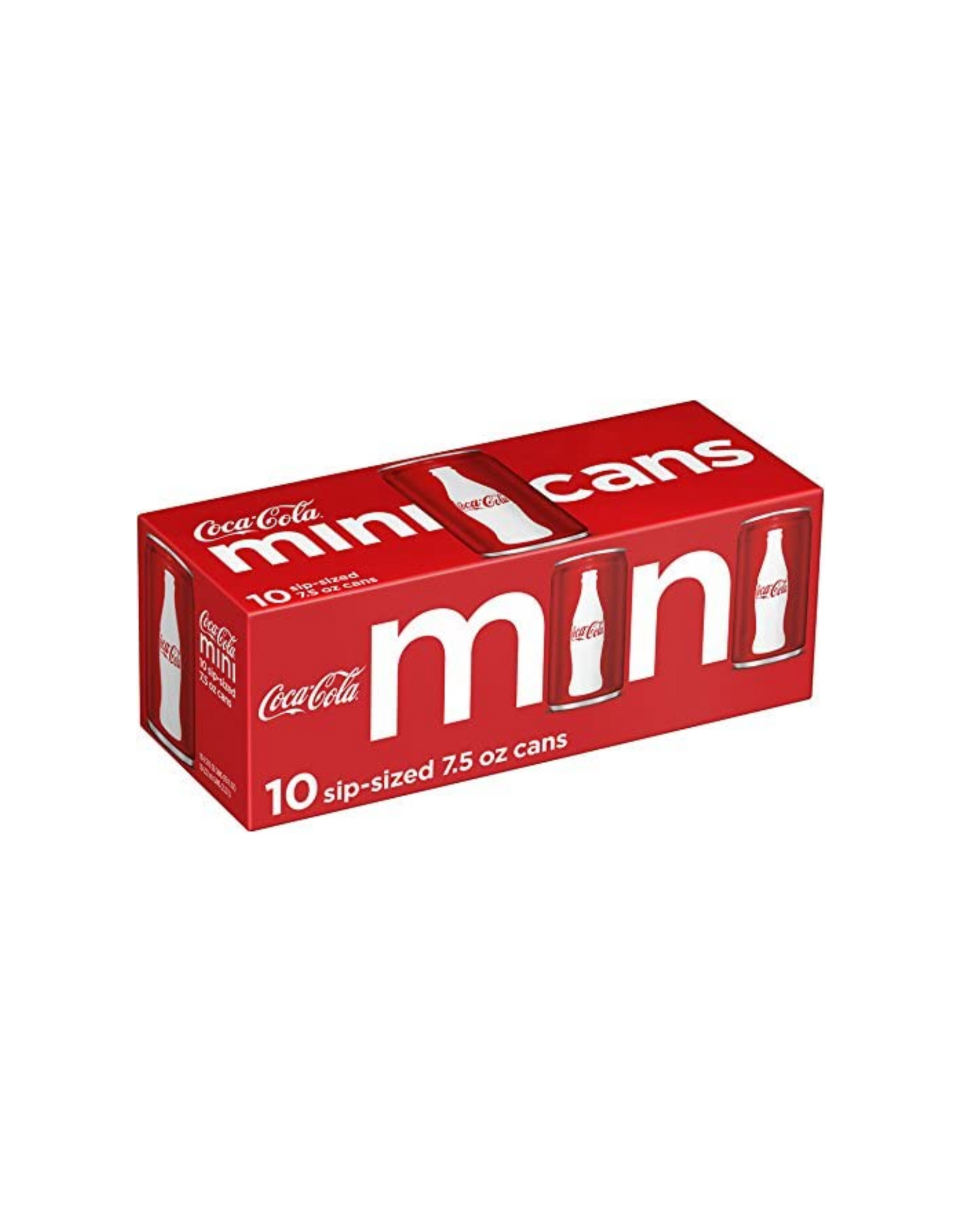 Coca-Cola Mini Can, 7.5 fl oz (pack of 10)