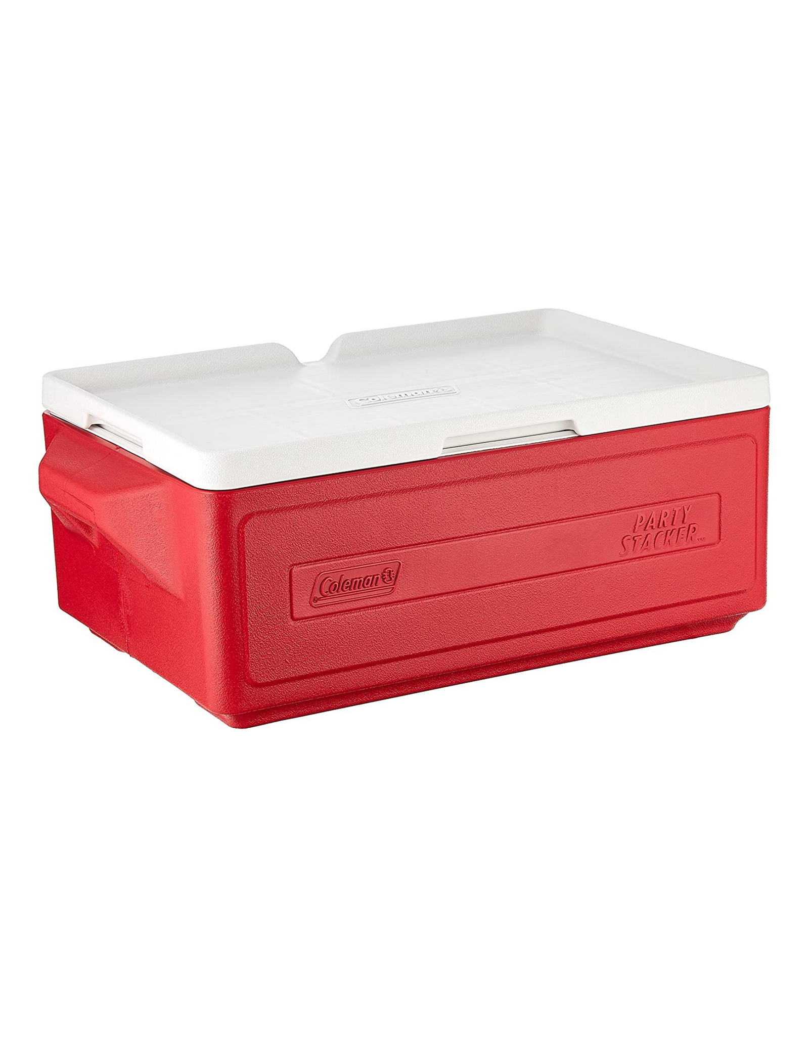 Coleman 24-Can Party Stacker Portable Cooler, 25 Quarts, Red