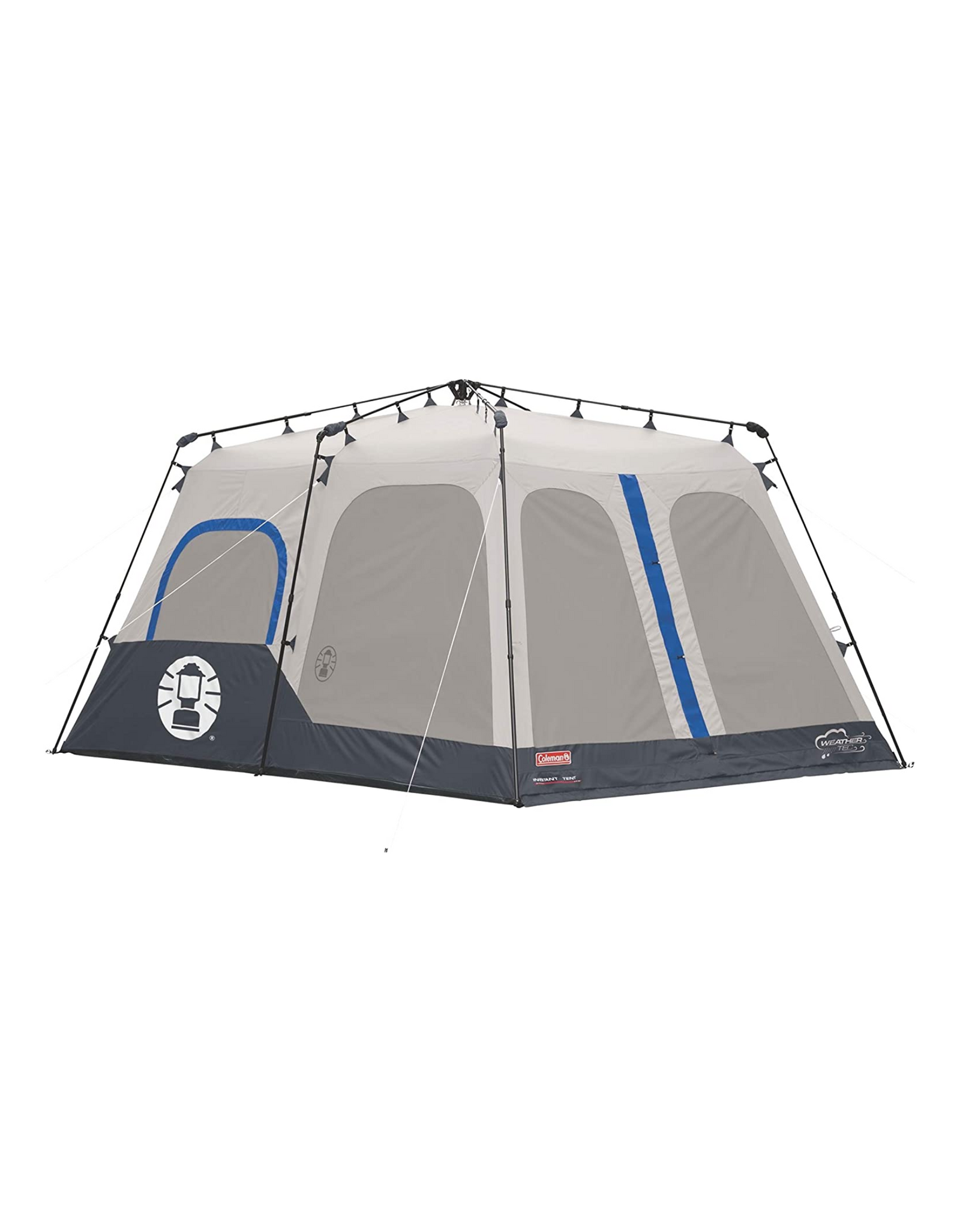 Coleman 8-Person Tent, Instant Family Tent, Blue