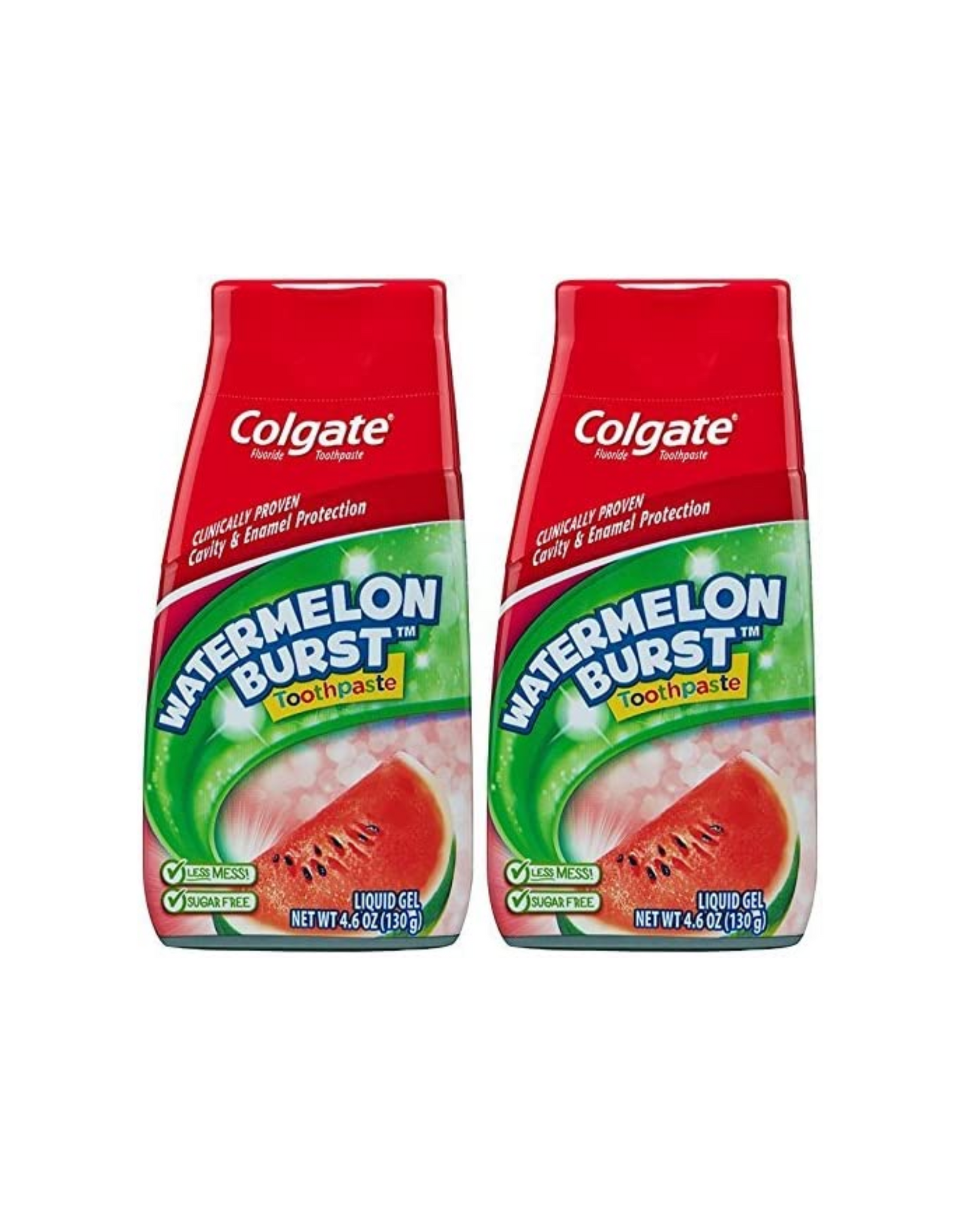 Colgate Kids Watermelon Burst Toothpaste, 4.6 oz (Pack of 2)