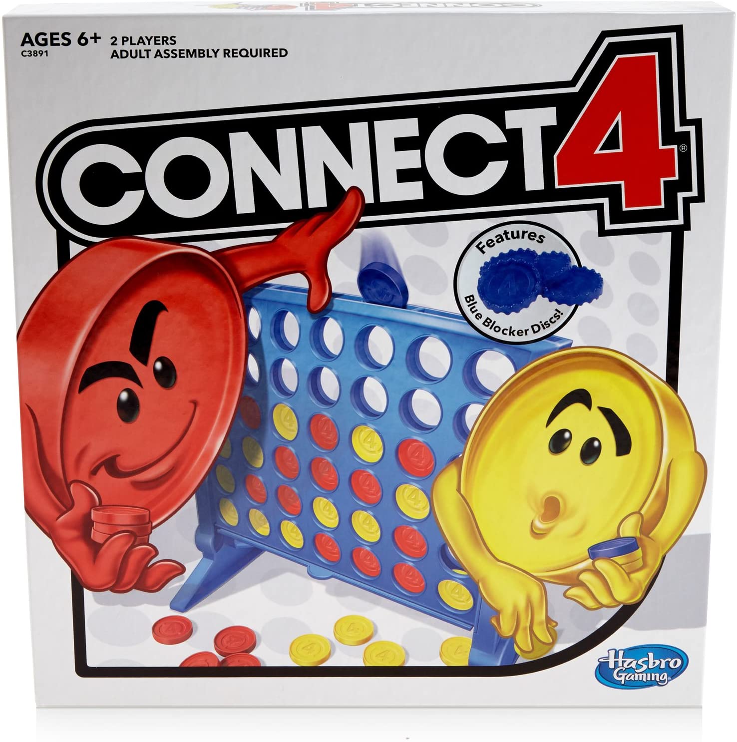 Connect 4 Strategy Board Game - for Kids Ages 6 and Up