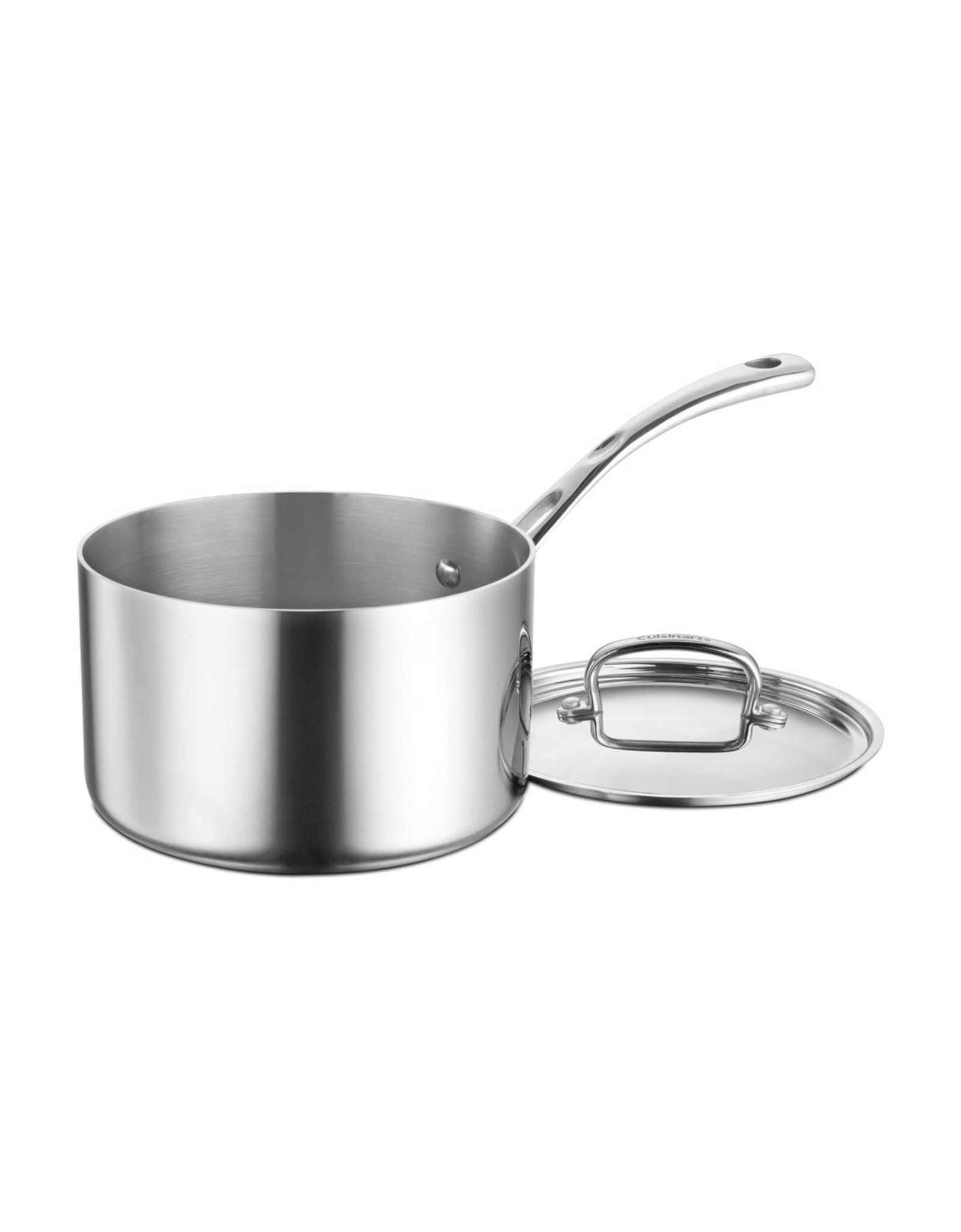 Cuisinart FCT193-18 French Classic Tri-Ply Stainless Saucepot with Cover, 3 Qt