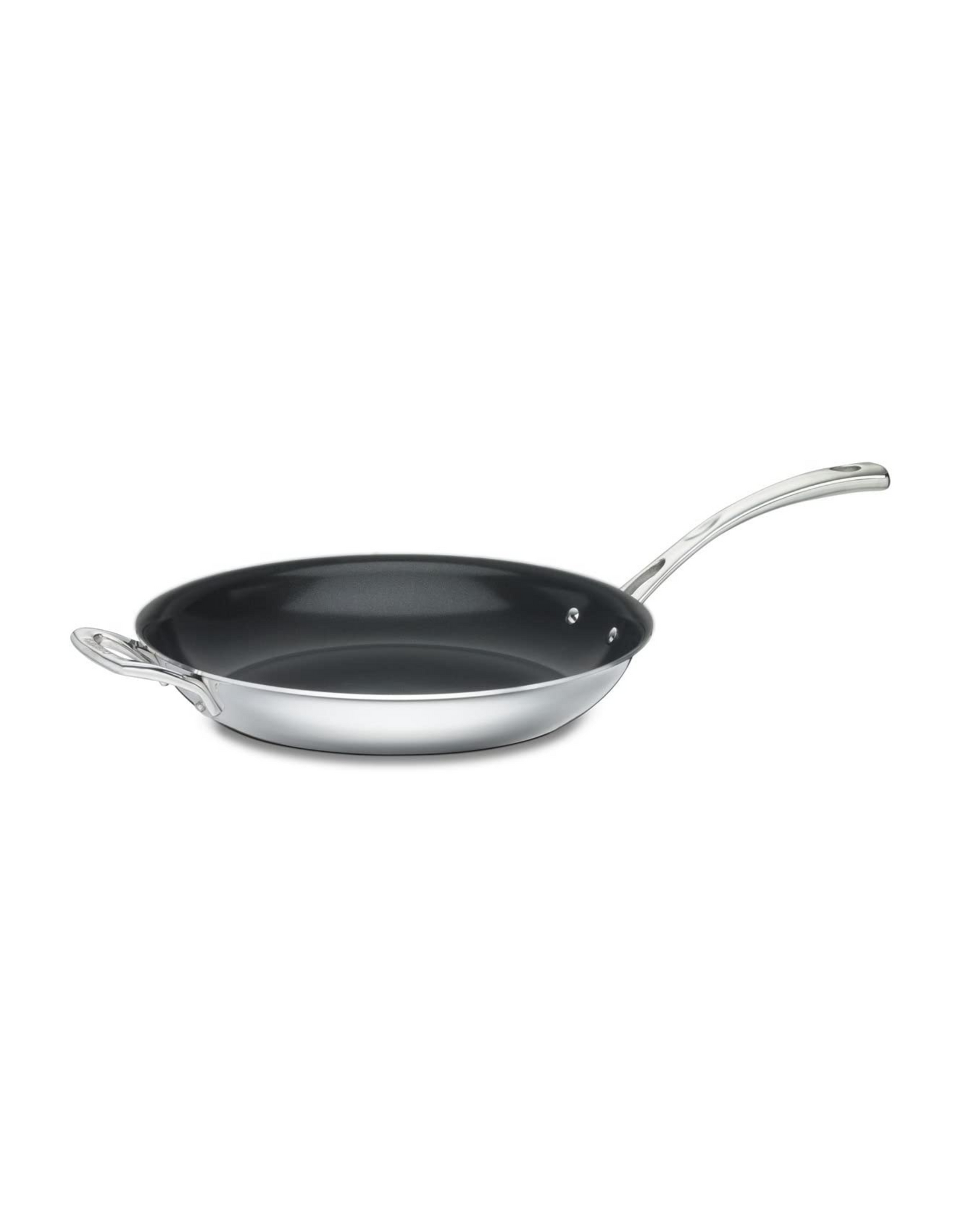 Cuisinart French Classic Tri-Ply Stainless Non-Stick Fry Pan w/ Helper Handle, 12-Inch