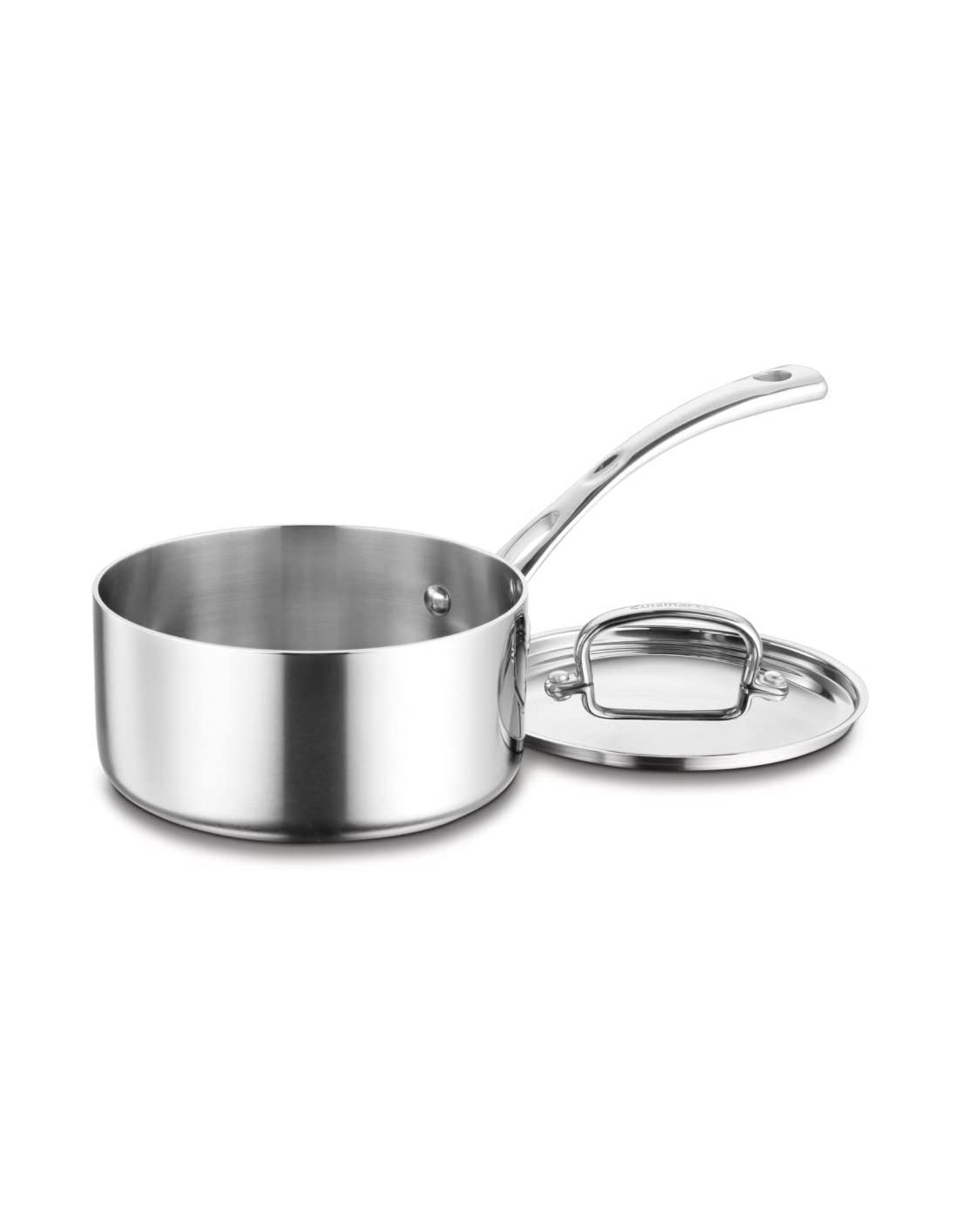 Cuisinart French Classic Tri-Ply Stainless Saucepan with Cover, 2 Qt, Silver