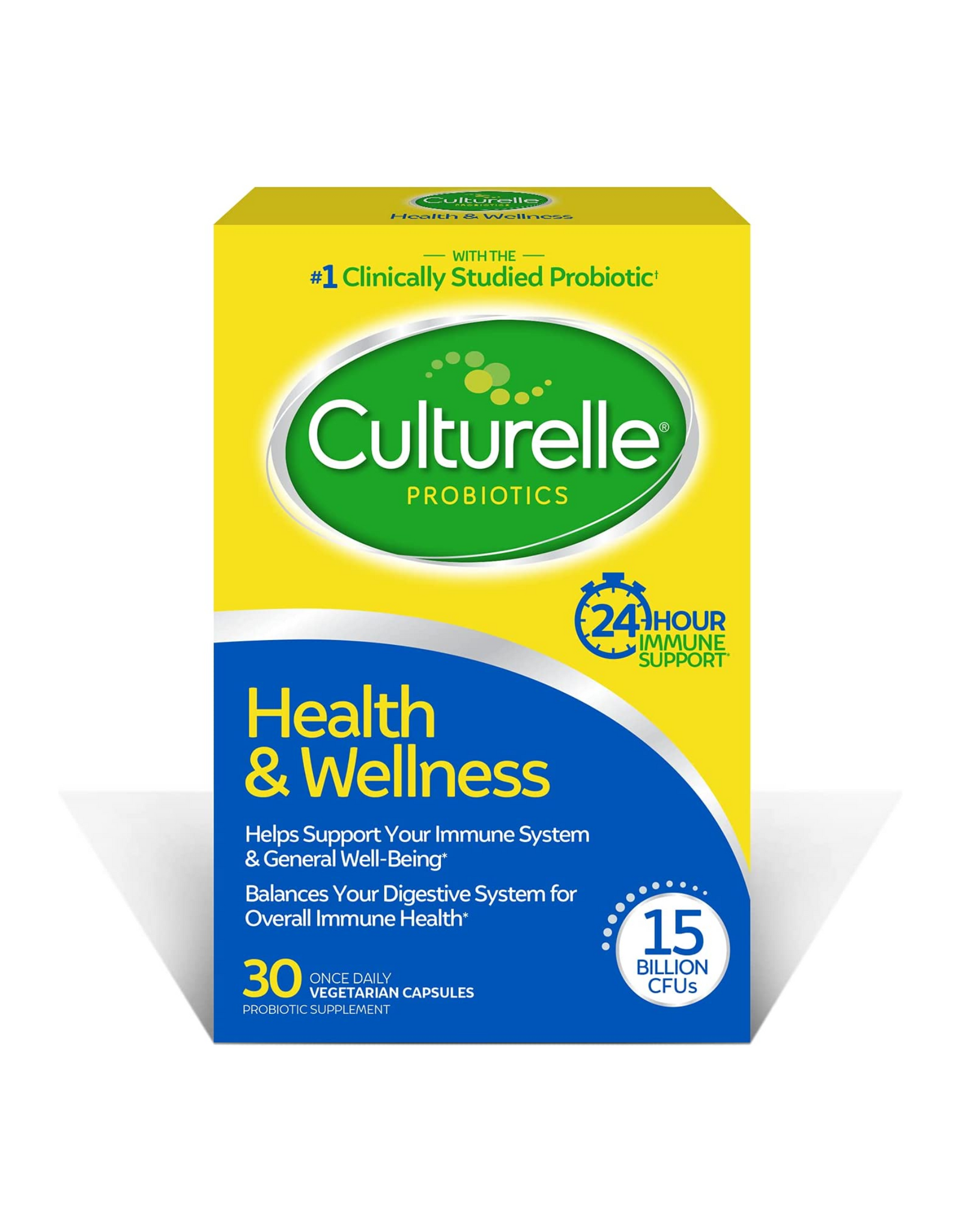 Culturelle Health & Wellness Daily Probiotic Supplement For Men & Women, 5 Billion CFU’s, 30 Ct