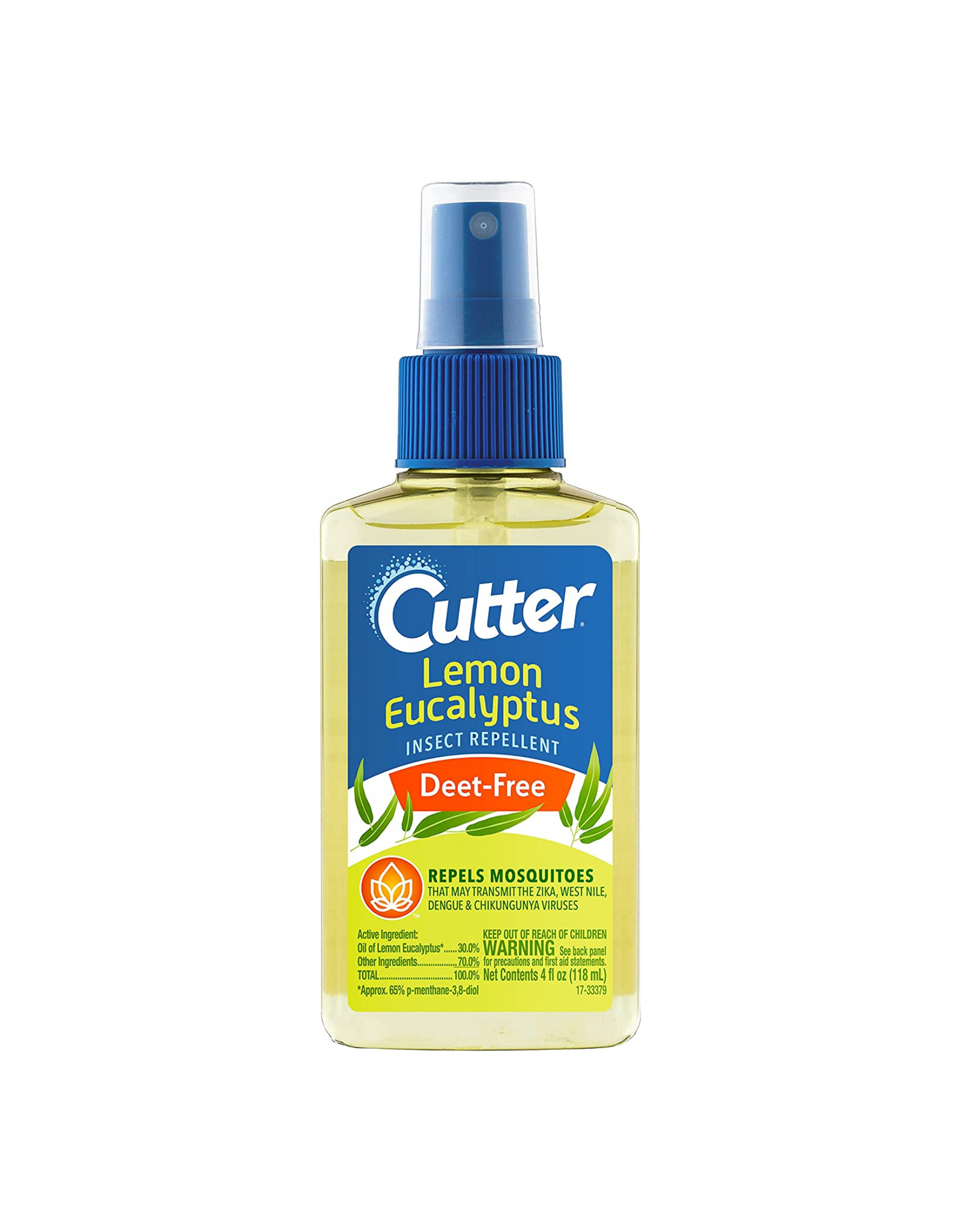 Cutter Lemon Eucalyptus Insect Repellent, 4 fl oz (Pack of 1)