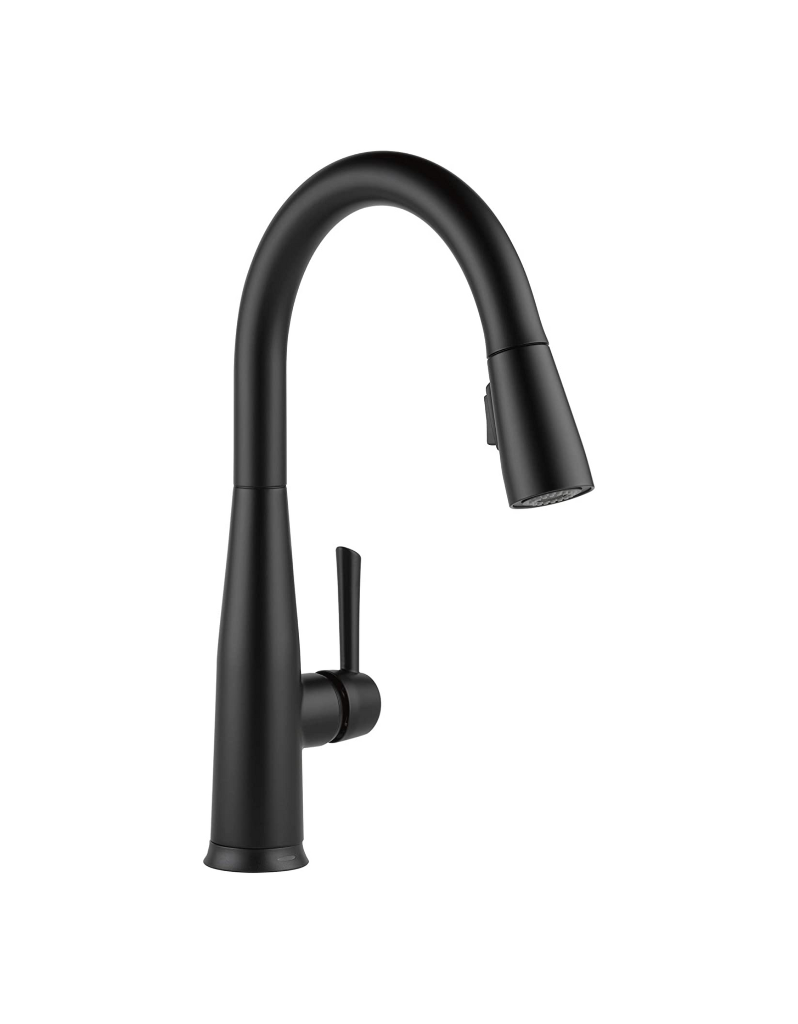 Delta Faucet Essa Matte Black Kitchen Faucet Touch with Pull Down Sprayer 9113T-BL-DST, Touch2O Technology