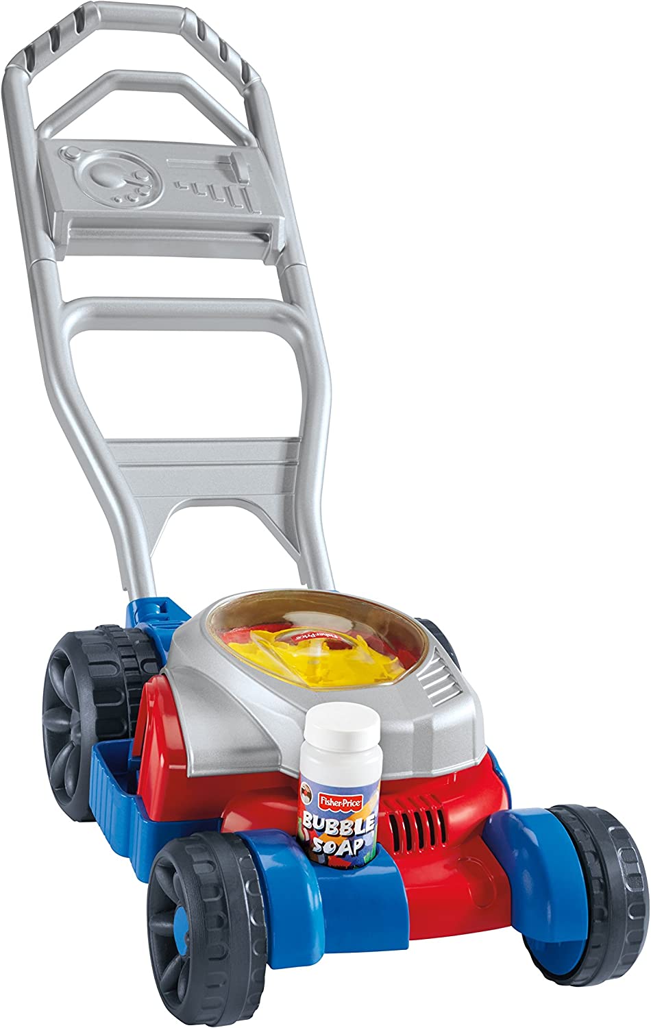 Fisher-Price Bubble Mower - outdoor push-along toy lawn mower for 2 Years and Up