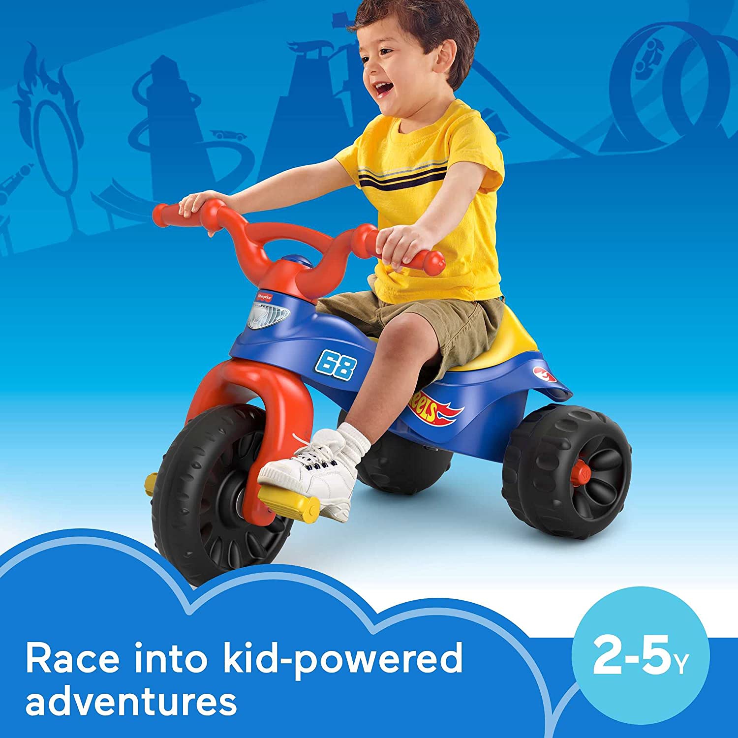 Fisher-Price Hot Wheels Tough Trike - with Awesome Hot Wheels Colors and Graphics
