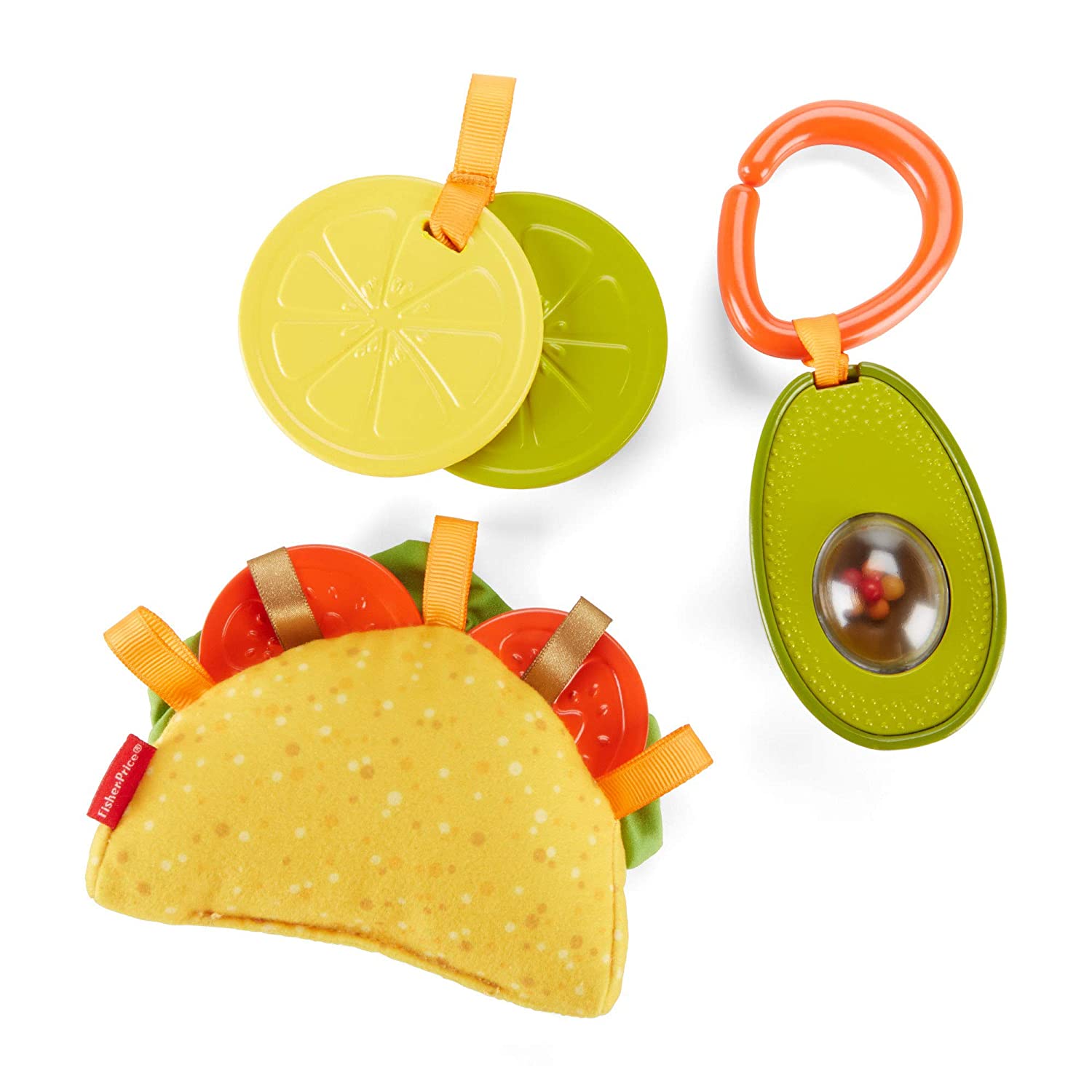 Fisher-Price Taco Tuesday Gift Set -3 food-themed sensory toys