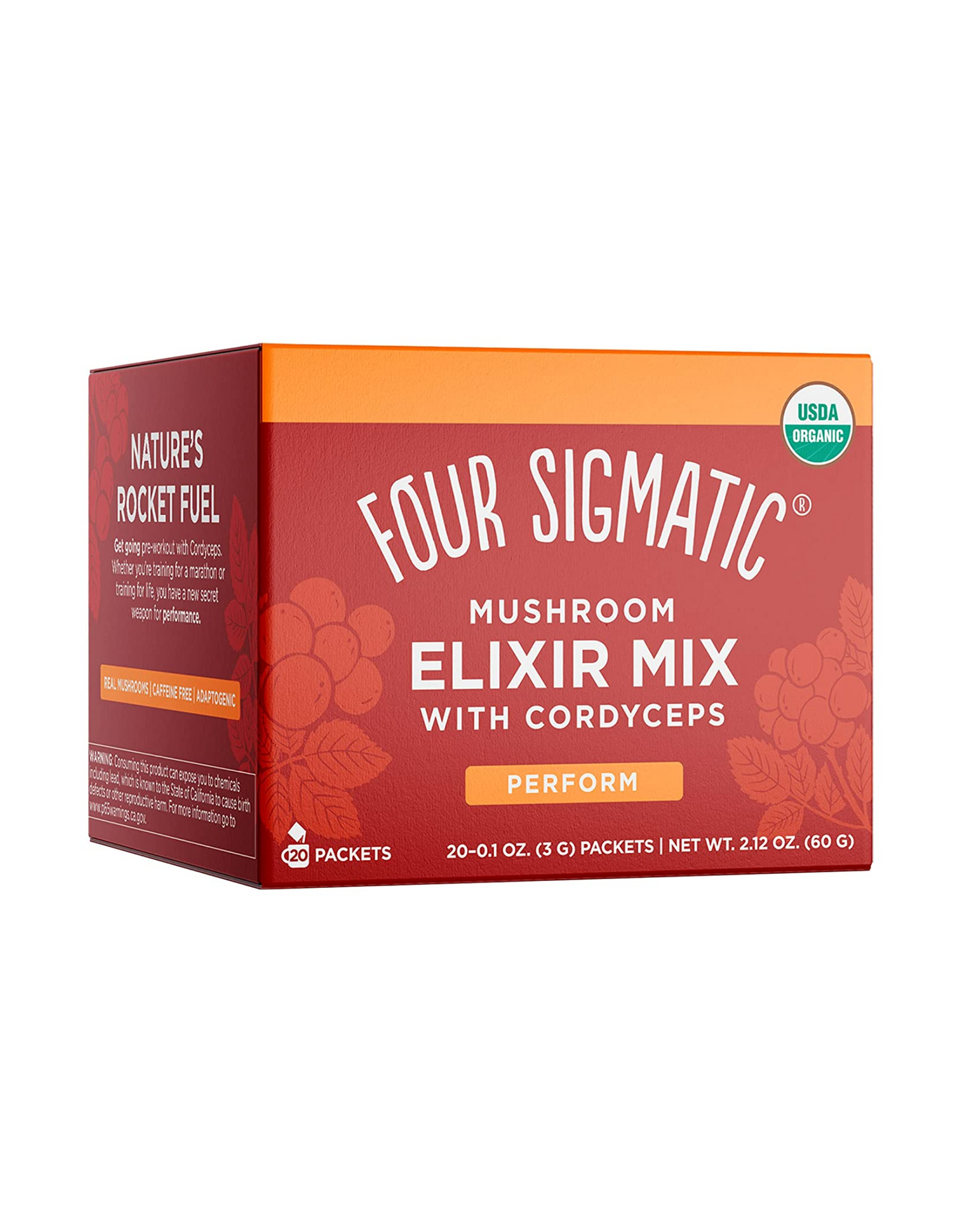 Four Sigmatic Cordyceps Mushroom Elixir Mix, 0.1 oz (Pack of 20)