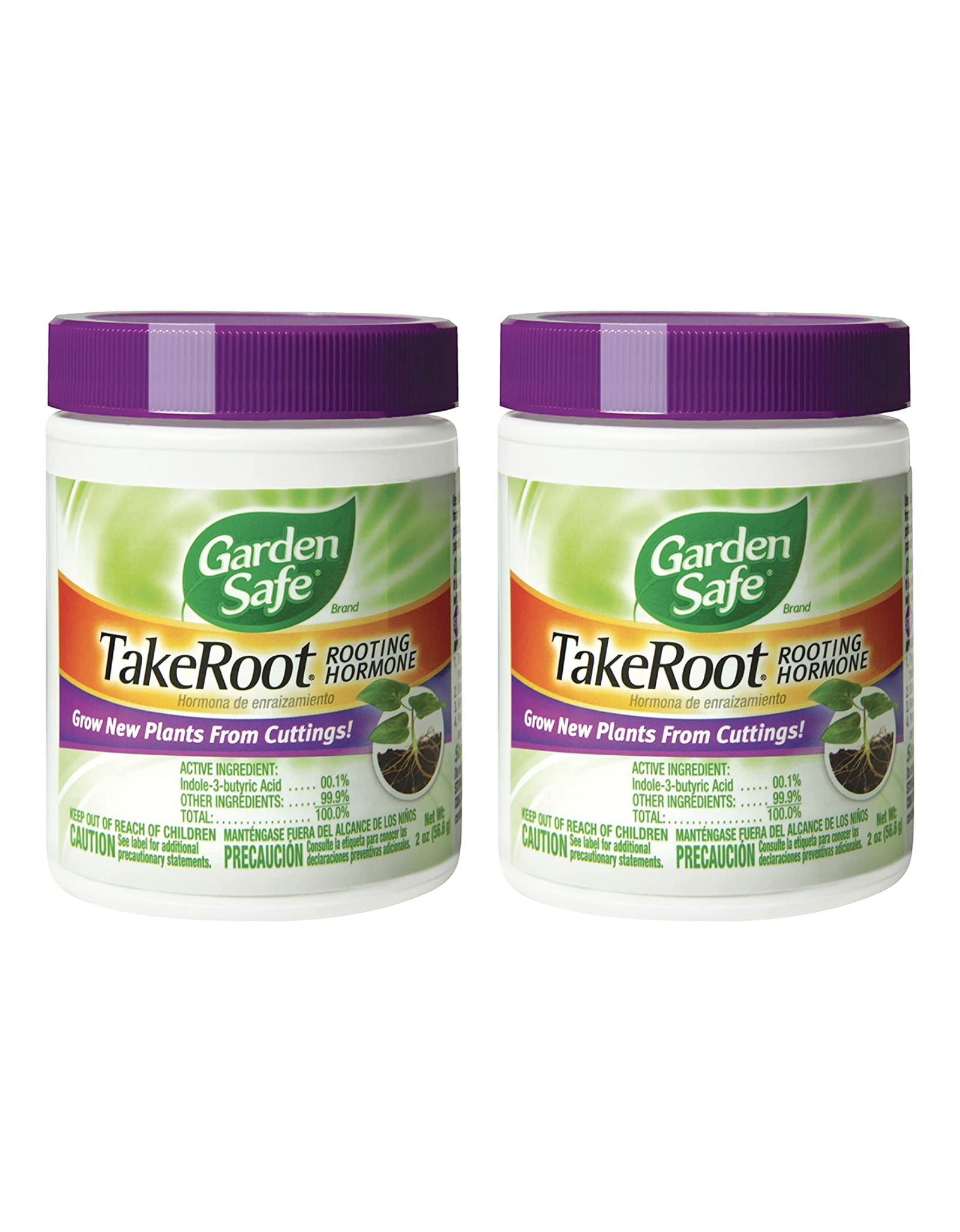 Garden Safe Brand TakeRoot Rooting Hormone, 2 oz (2 Pack)