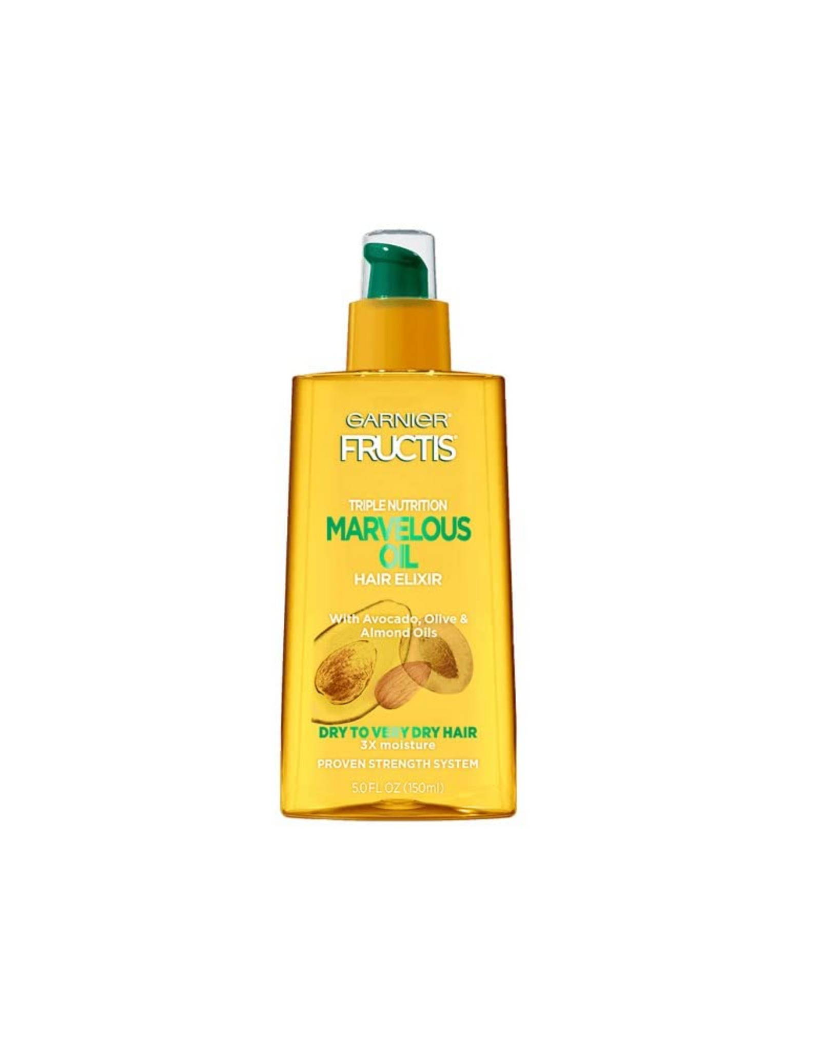 Garnier Hair Care Fructis Triple Nutrition Marvelous Oil Hair Elixir, for Dry to Very Dry Hair, 5 fl oz