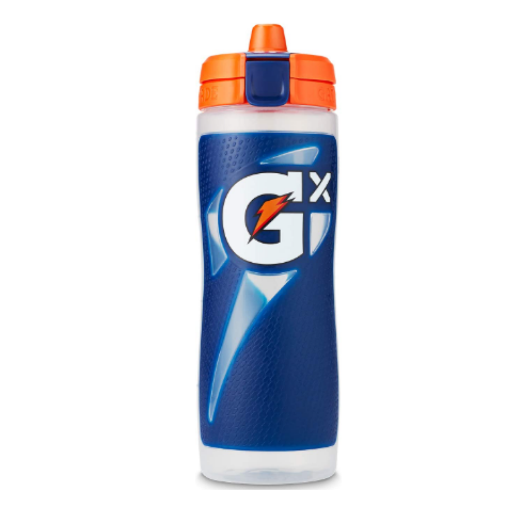 Gatorade Gx Hydration System, Non-Slip Gx Squeeze Bottles, Blue