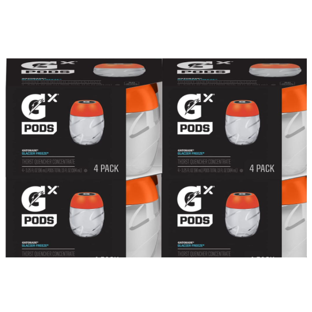 Gatorade Gx Hydration System, Non-Slip Gx Sports Drink Concentrate Pods, Glacier Freeze