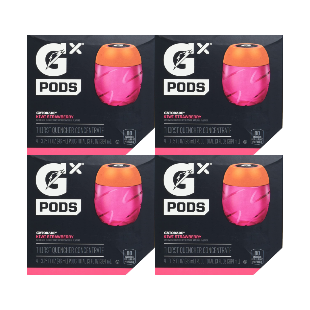Gatorade Gx Hydration System, Non-Slip Gx Sports Drink Concentrate Pods, Kiwi Strawberry