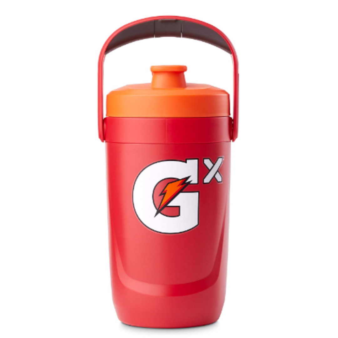 Gatorade Gx Performance Jug, 64 Ounce, Leakproof, Non Slip Grip, Great for Athletes, Red