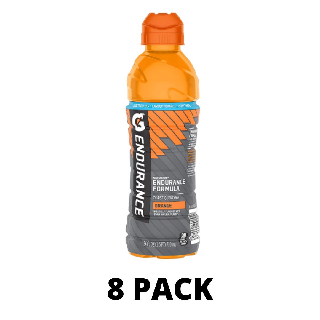 Gatorade Endurance, Orange 24 Ounce - 8 Pack