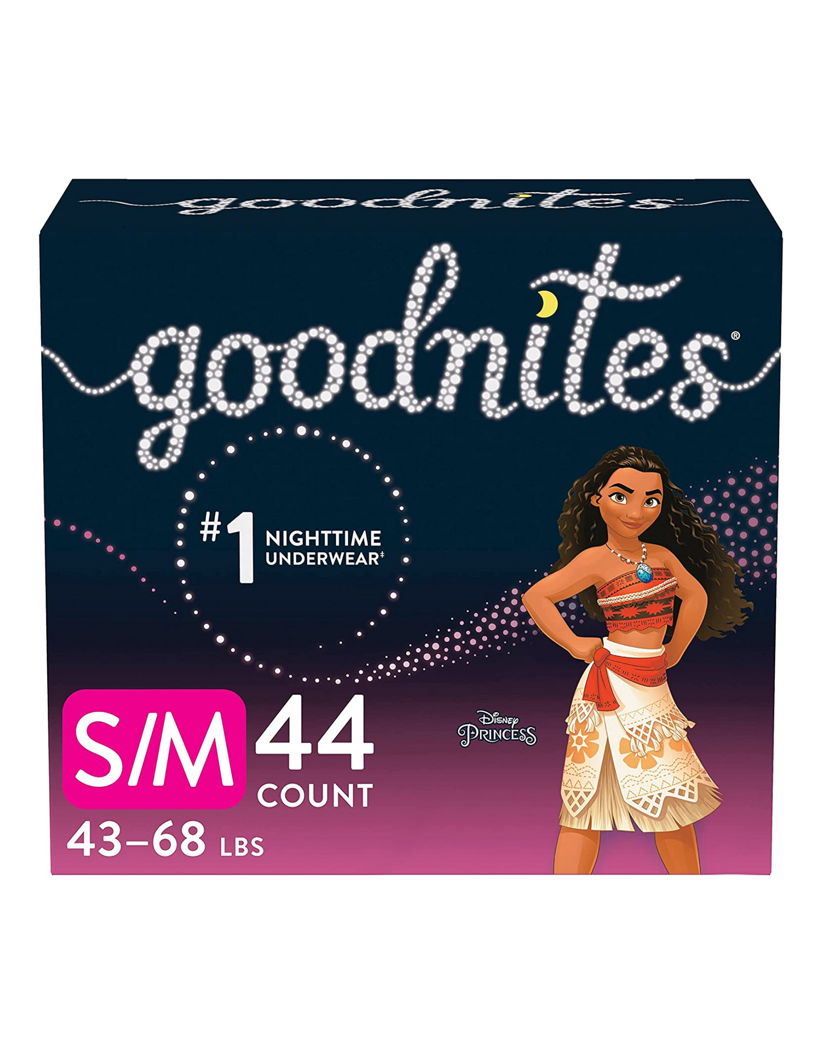 Goodnites Nighttime Bedwetting Underwear for Girls, Small/Medium, 44 Ct, 43-68 lb.