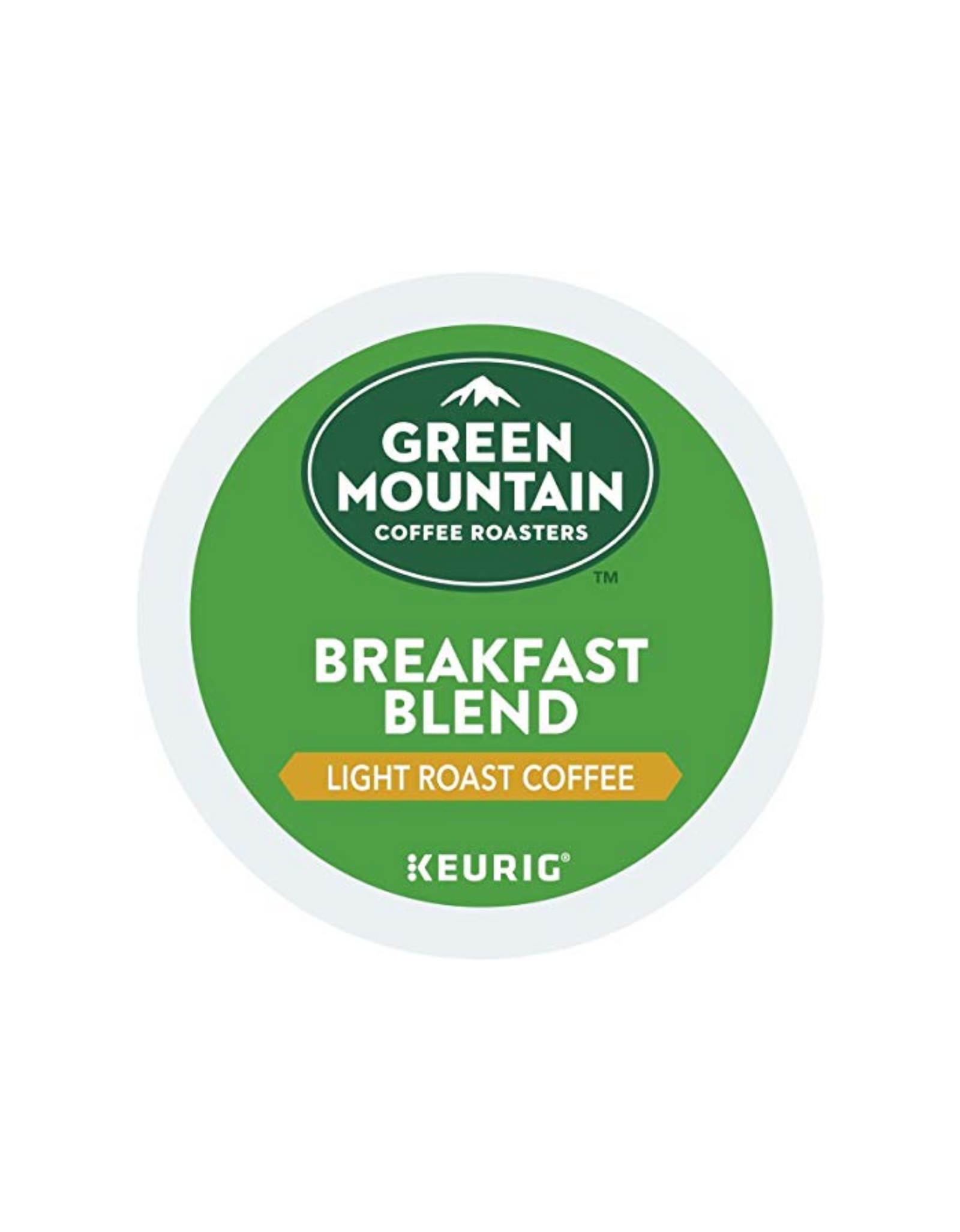 Green Mountain Coffee Roasters Breakfast Blend K-Cup Pods, Light Roast Coffee, 12 Ct (Pack of 6)