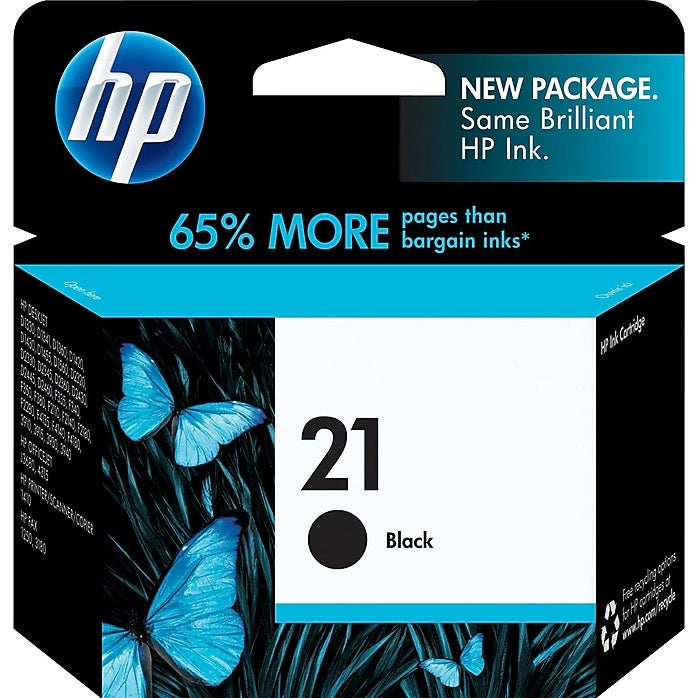 HP 21 C9351AN#140 Black Standard Yield Ink Cartridge