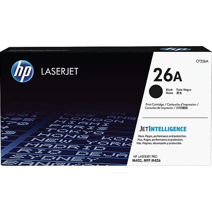 HP 26A CF226A Black Standard Yield Toner Cartridge