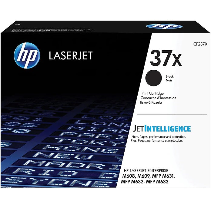 HP 37X CF237X Black High Yield Toner Cartridge