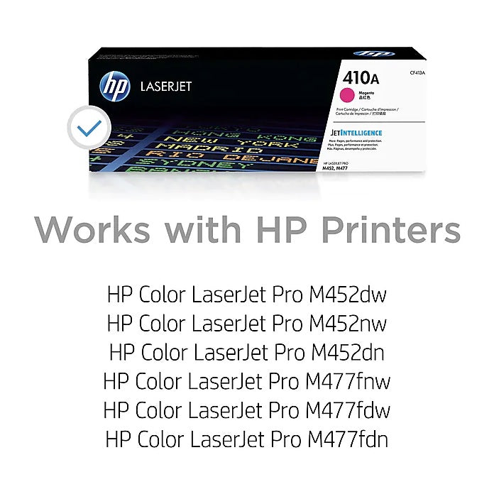 HP 410A CF413A Magenta Standard Yield Toner Cartridge