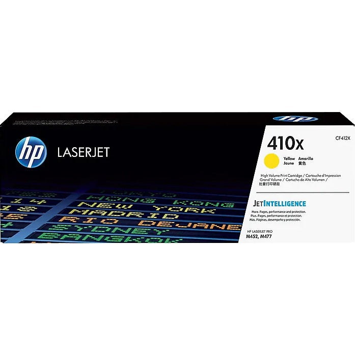 HP 410X CF412X Yellow High Yield Toner Cartridge