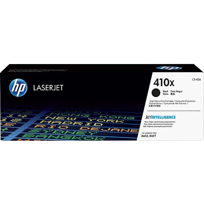 HP 410X CF410X Black High Yield Toner Cartridge