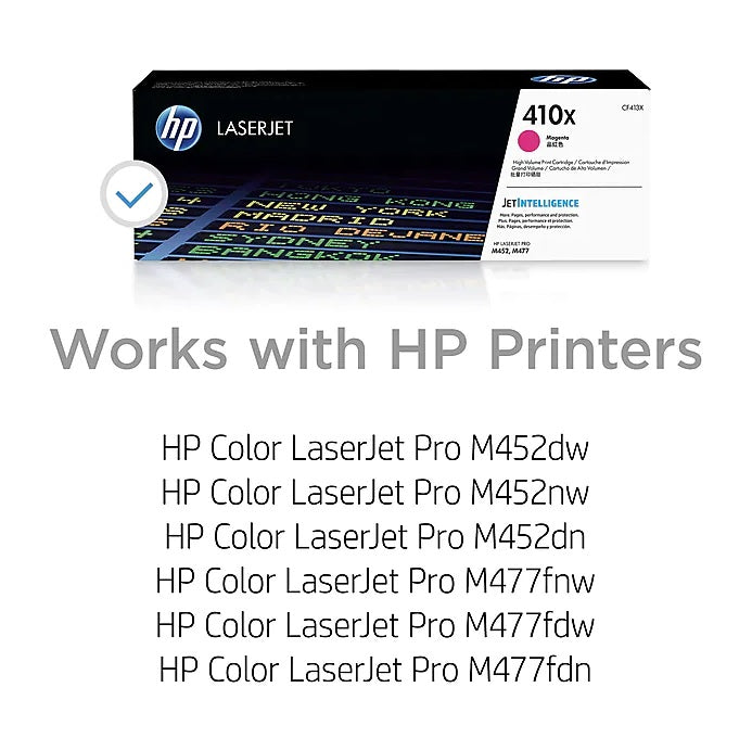 HP 410X CF413X Magenta High Yield Toner Cartridge