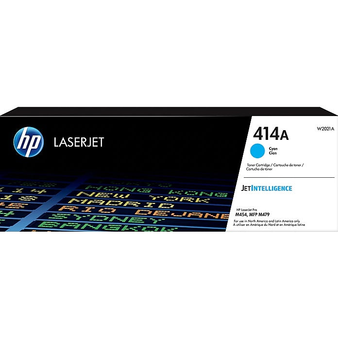 HP 414A W2021A Cyan Standard Yield Toner Cartridge