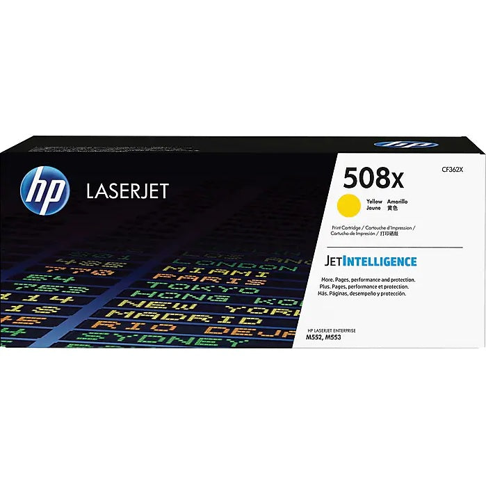 HP 508X CF362X Yellow High Yield Toner Cartridge