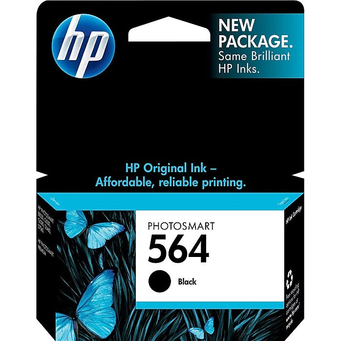 HP 564 CB316WN#140 Black Original Ink Cartridge - 2 Each