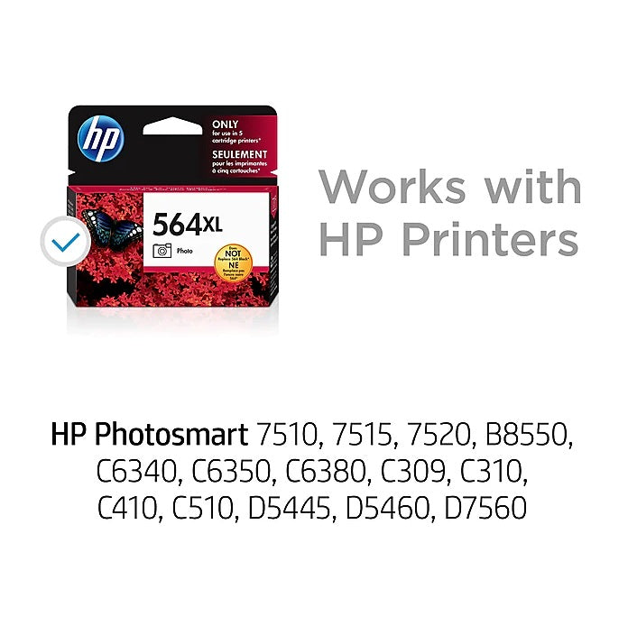 HP 564XL CB322WN#140 Photo Ink High Yield Ink Cartridge