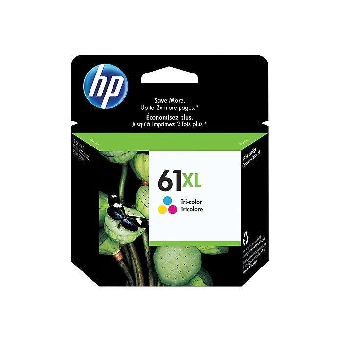HP 61XL CH564WN#140 Tri-Color High Yield Ink Cartridge