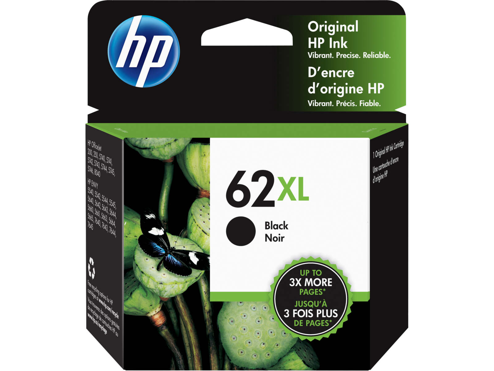 HP 62XL C2P05AN#140 Black High Yield Ink Cartridge