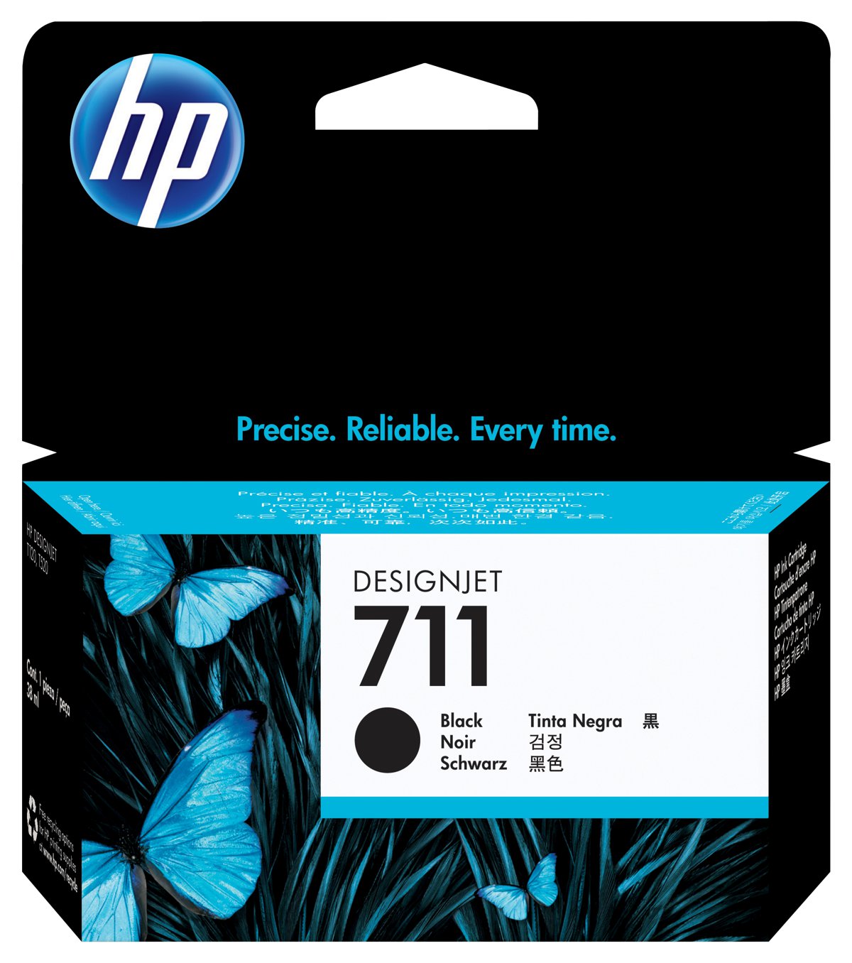 HP 711 CZ129A Black Standard Yield Ink Cartridge