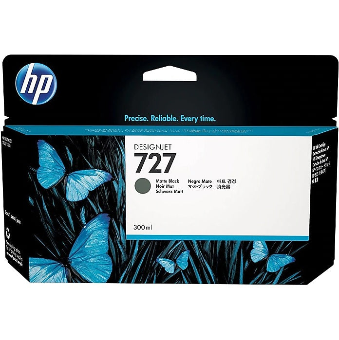 HP 727 C1Q12A Black Matte Standard Yield Ink Cartridge