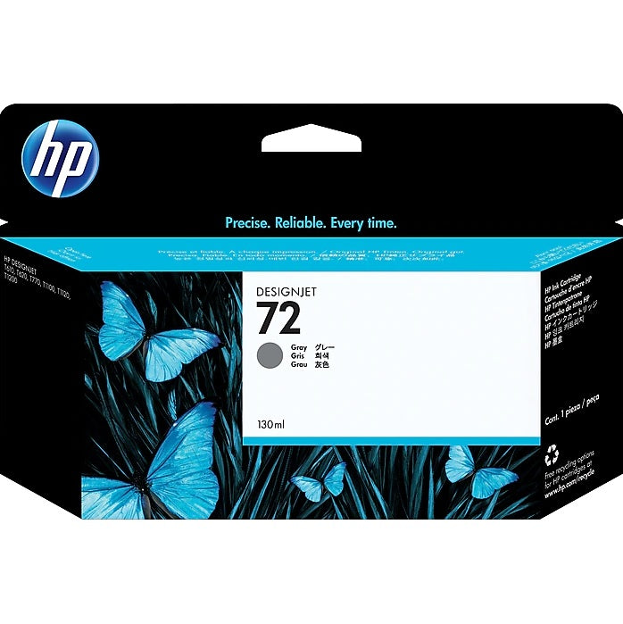 HP 72 C9374A Gray Standard Yield Ink Cartridge