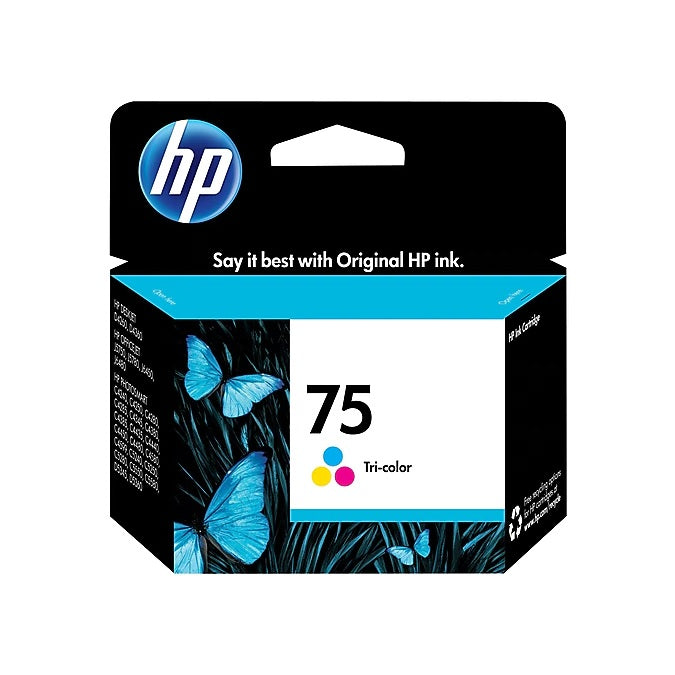HP 75 CB337WN#140 Tri-Color Standard Yield Ink Cartridge