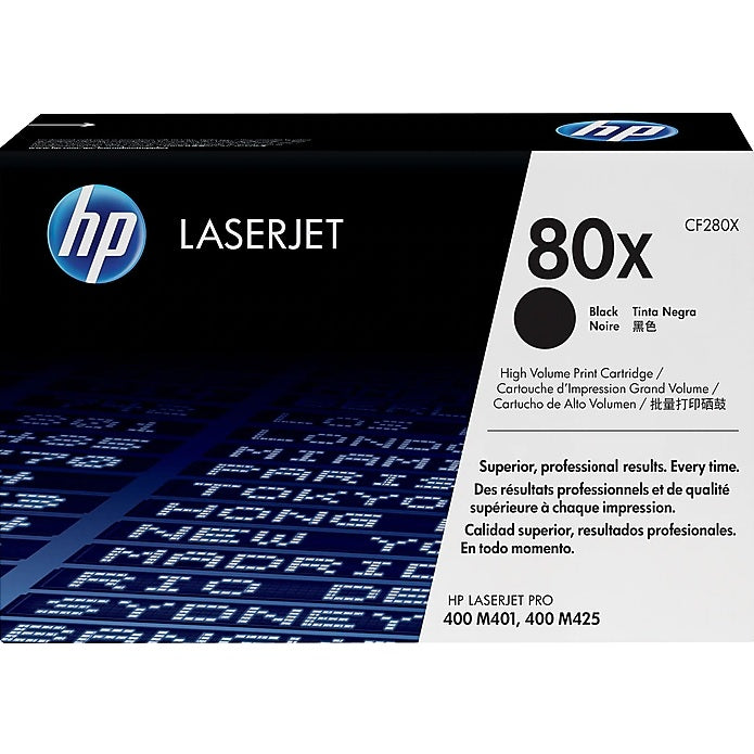 HP 80X CF280X Black High Yield Toner Cartridge